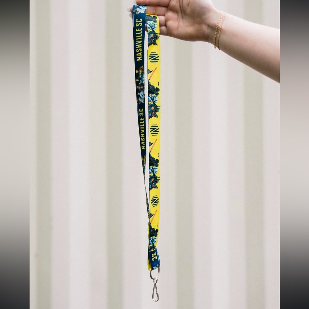 Nashville SC Soccer Club NSC × Star Wars Lanyard NWT